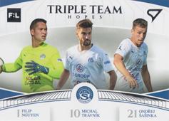 Nguyen Trávník Šašinka 22-23 Fortuna Liga Triple Team Hopes #TT-04