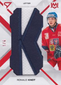 Knot Ronald 2024 Hokejové Česko Unique Marks Písmeno "K" #UM-RK