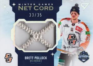 Pollock Brett 2023 Winter Games Net Cord #WN-BP