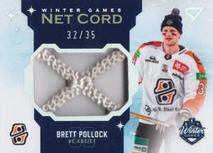 Pollock Brett 2023 Winter Games Net Cord #WN-BP