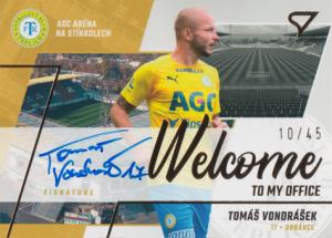 Vondrášek Tomáš 22-23 Fortuna Liga Welcome to my Office Auto #WOS-TV