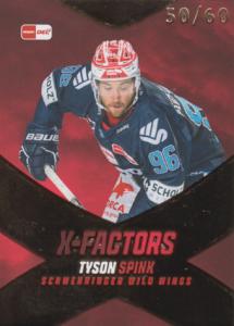 Spink Tyson 22-23 Playercards DEL X-Factors Gold #XF-13